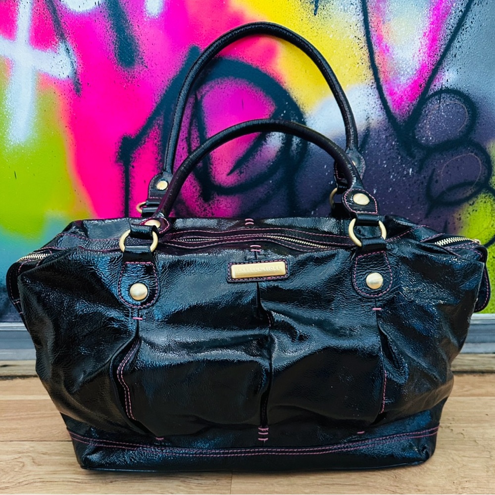 Isabella Fiore Patent Leather Purse